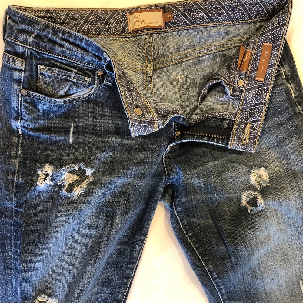 Women's Paige Denim Distressed Low Rise (27)